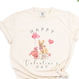 French Bulldog Vintage Hearts Valentines Day Shirt, Frenchie Valentines Day Shirt, French Bulldog Shirt, Cute Gift for Her, Frenchie Mom