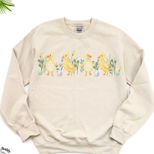 Duck Sweater, Easter Peeps Sweatshirt, Easter Sweater, Duck