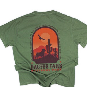 Rottweiler Adventures to Wild West Shirt : Desert Western Vibes for Cowboys & Cowgirls - Rottie Dog Lovers in the Cactus National Park