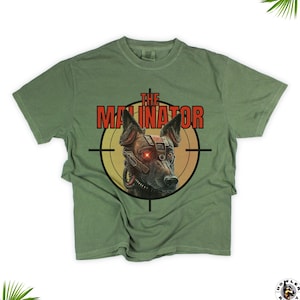 Da rienda suelta a tu moral con la camisa unisex Fur Missile: The Malinator Belgian Malinois - Regalo perfecto para cuidadores de K9 y dueños de perros - Bork