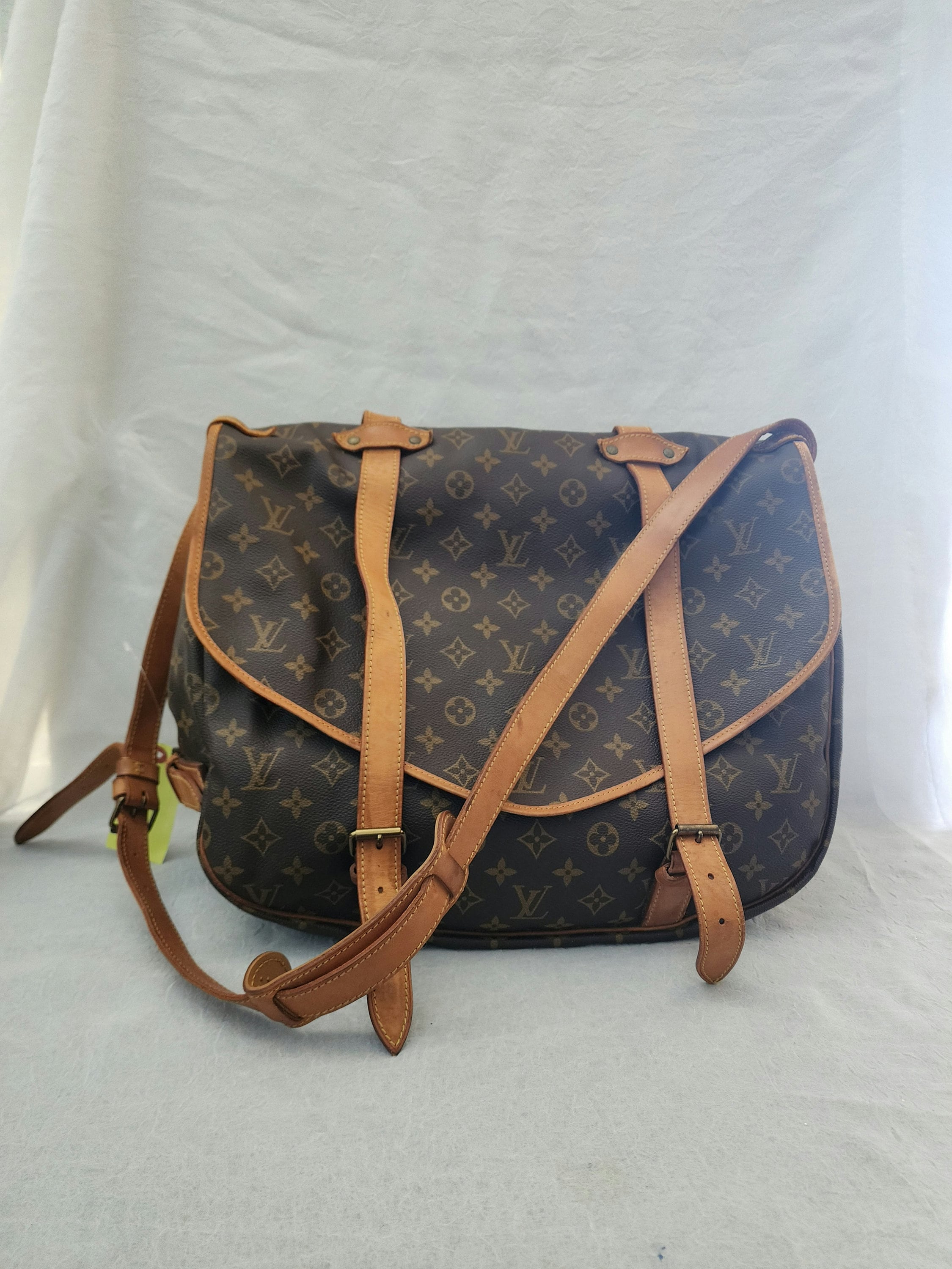 Louis Vuitton Saumur Women's Custom Painted Crossbody Bag