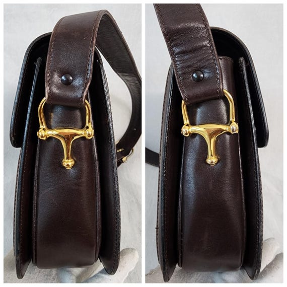 Auth CELINE Macadam Pattern Carriage Shoulder Bag - image 9