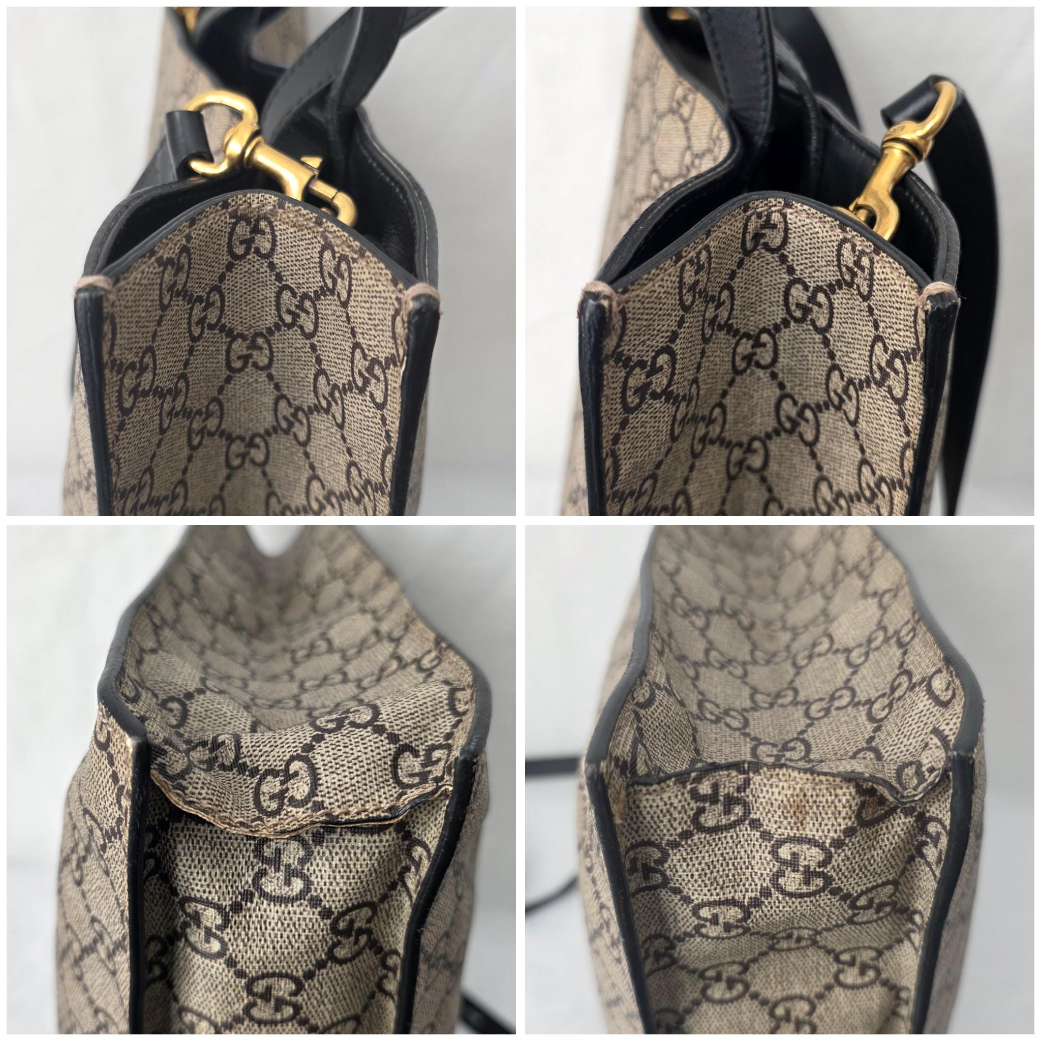 Auth Gucci GG Supreme Blind for Love Bee Tote Bag - Etsy