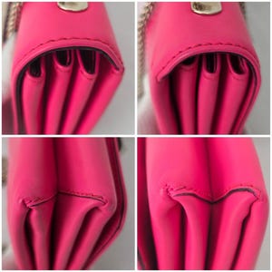 Auth Valentino Garavani Rockstud Va Va Voom Bandolera rosa neón imagen 11