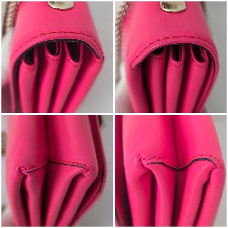 Auth Valentino Garavani Rockstud Va Va Voom Bandolera rosa neón imagen 11