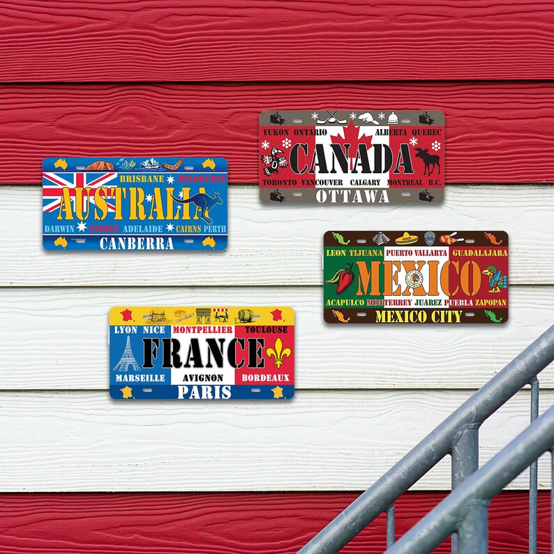 Retro 12in6in Tin Signs Metal Wall Hanging Bar Cafe Wall Decoration