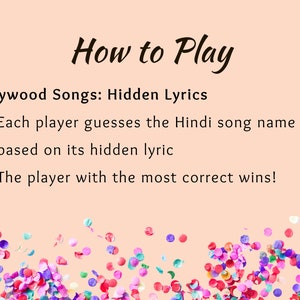 Bollywood Lyrics Game: Can You Guess the Popular Bollywood Song From