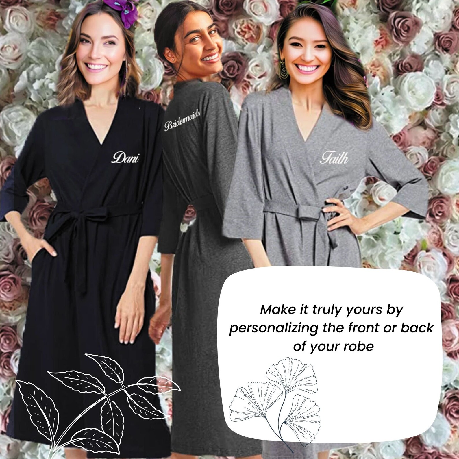 Personalized Robe, Gift for Mom, Loungewear Embroider, Mothers Day ...