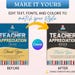 Teacher Appreciation Week Canva Template | Editable Thank You Flyer ...