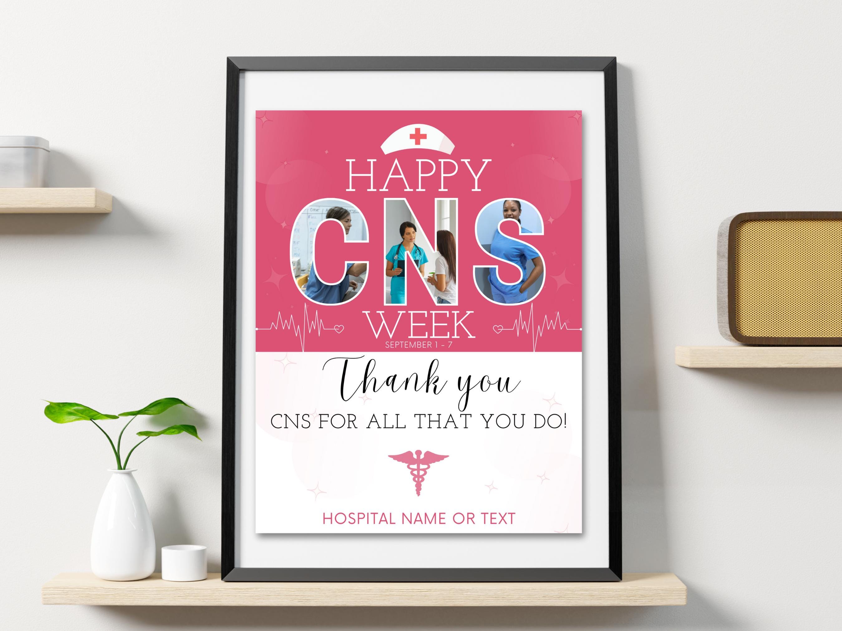 Clinical Nurse Specialist Week Flyer | Happy CNS Week | Nurse ...