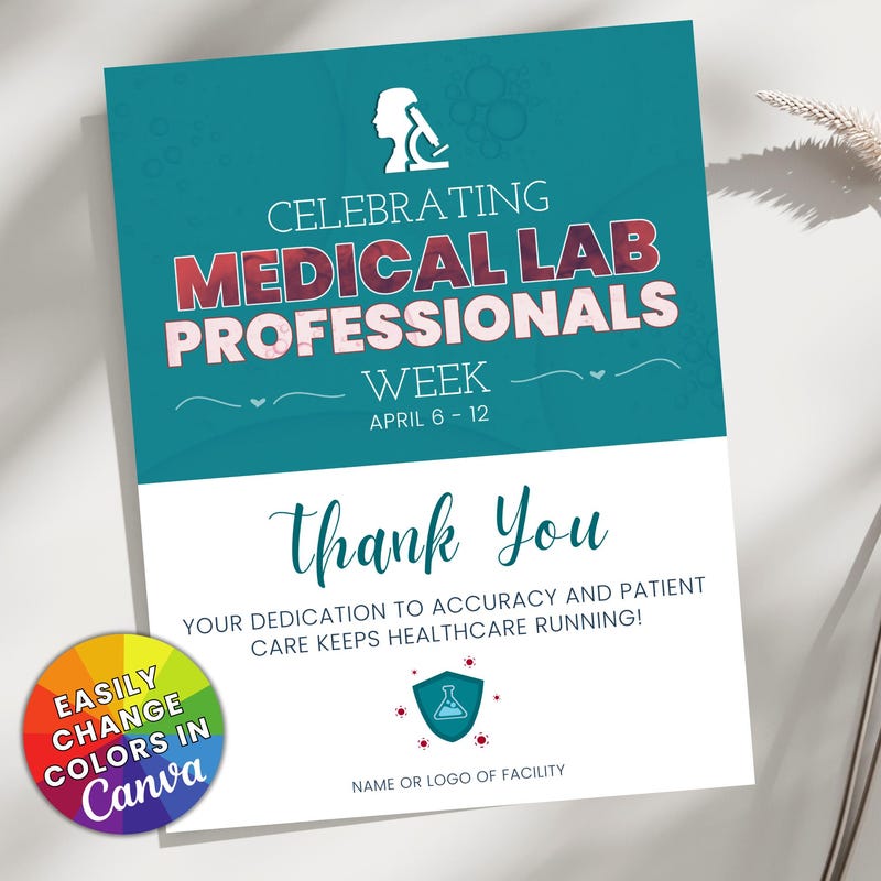 Lab Week Thank You - Etsy