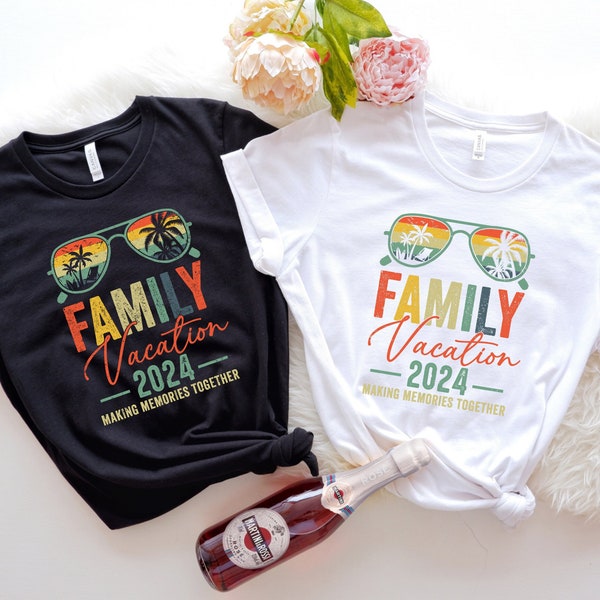 Familienurlaub 2024 Erinnerungen zusammen machen Shirt, Sommer 2024 Tshirt, Familienurlaub Shirts, 2024 Familien Urlaub T-Shirts, Reise T-Shirts