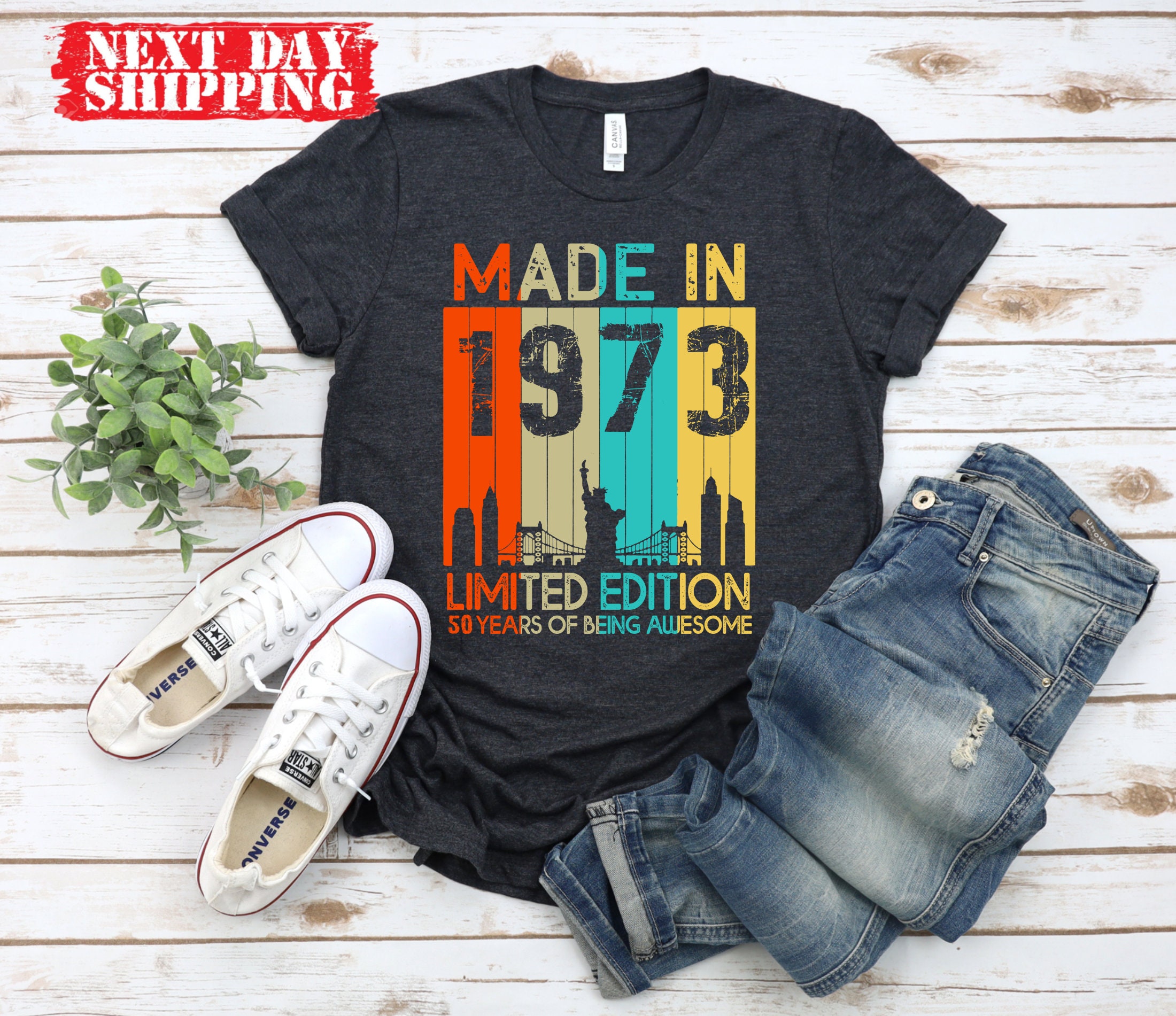 Made in 1973 Limited Edition 50 Years of Being Awesome - Etsy
