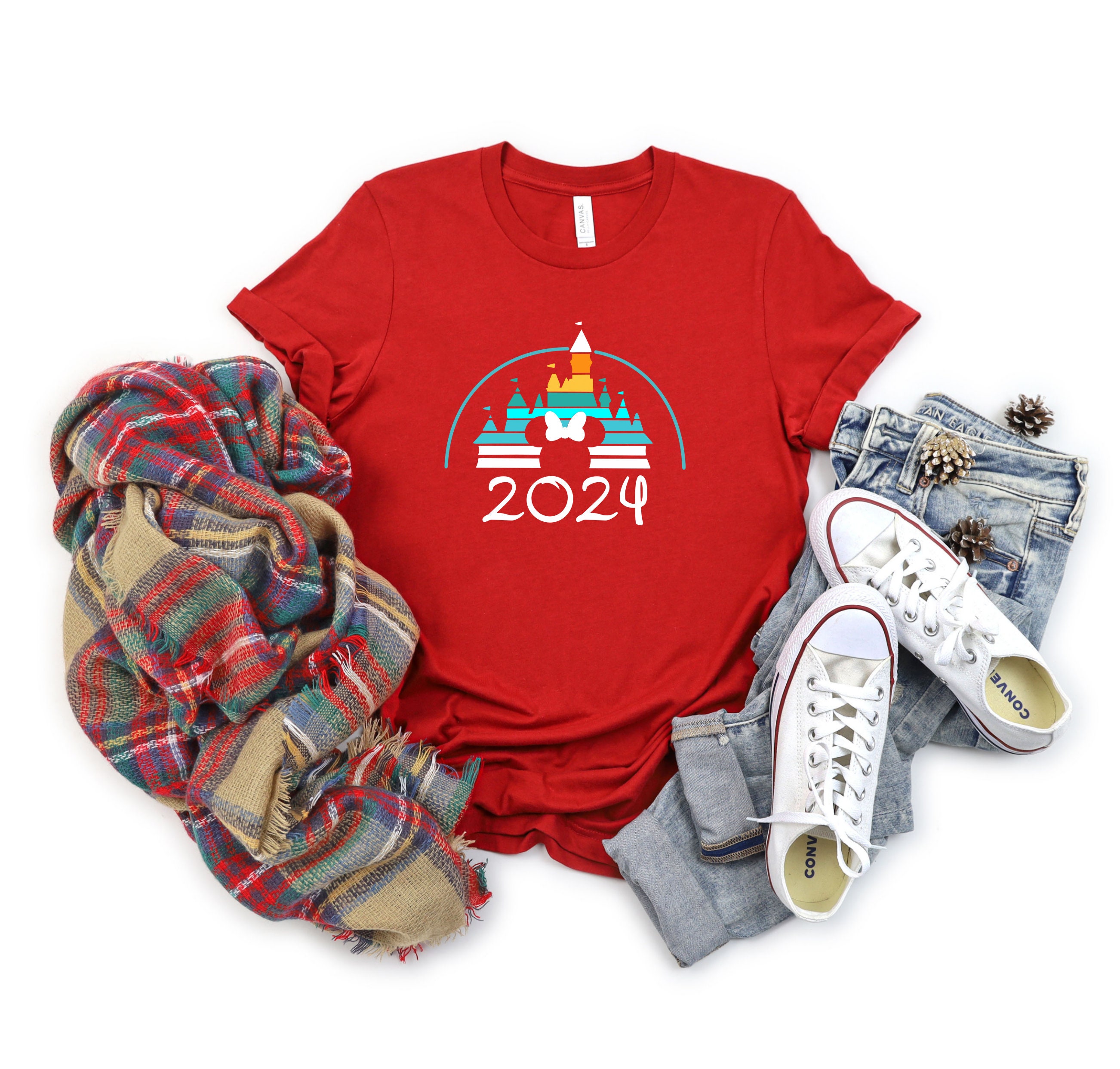Disney Castle 2024 Shirt, Funny Disney Family Matching Shirt, Disney