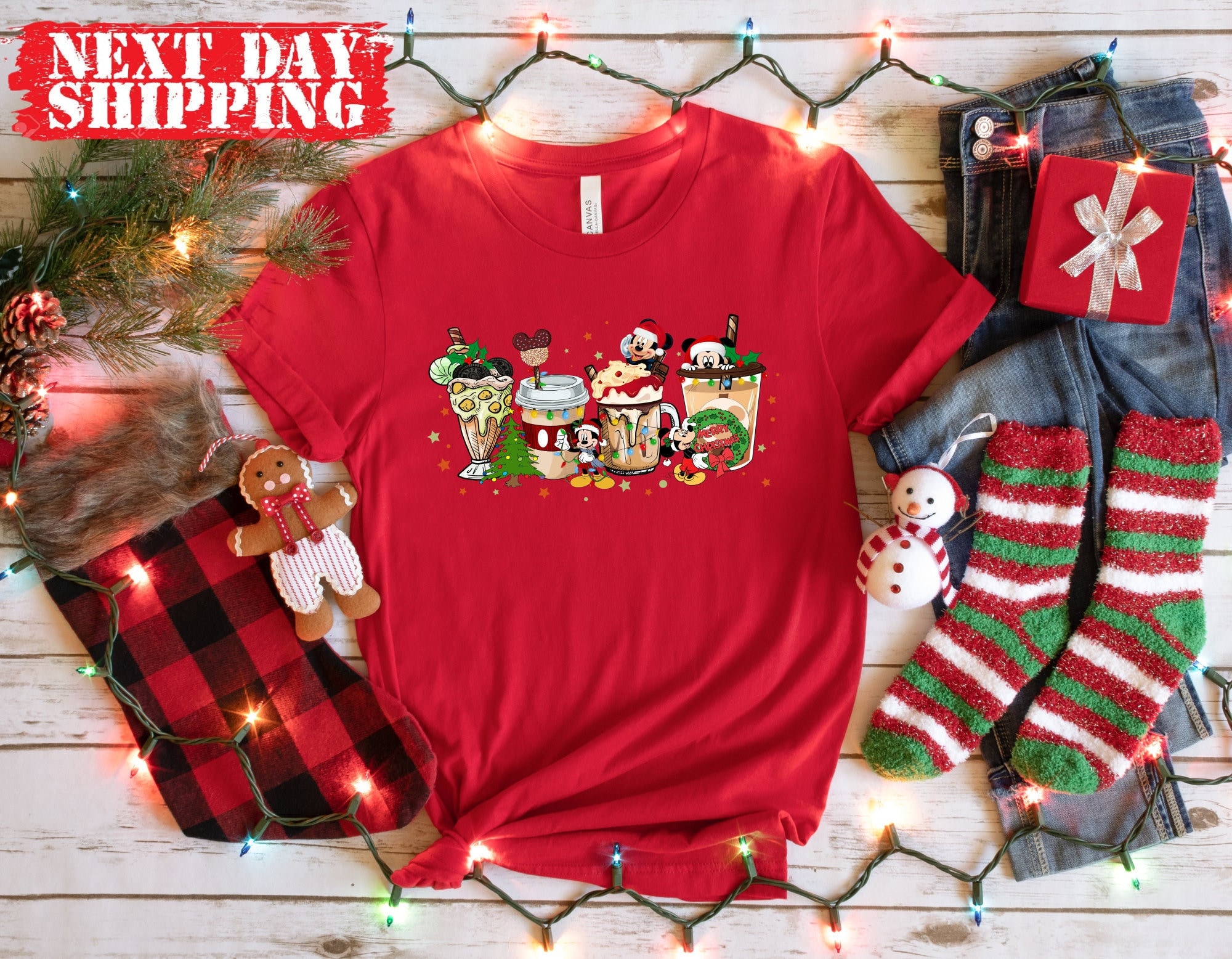 Discover Disney Christmas Coffee Tshirt, Christmas Coffee Shirt