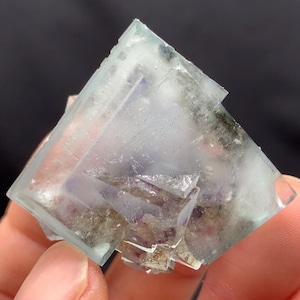 Beau cristal de fluorite YaoGangXian du Hunan, Chine, spécimen de cristal rare, spécimens de cristal de fluorite, pièce de collection