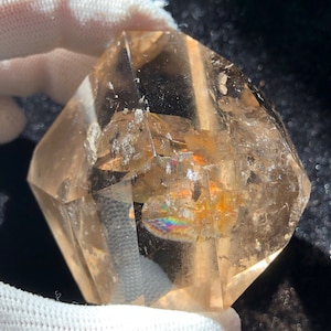 Beautiful Smoky Quartz Rutilated Freeform, Rainbow Rutile Quartz Crystal Tower, Healing Crystals and Stones, Rutilated Obelisk, 152g