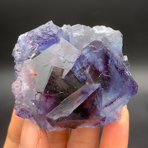 Beautiful Phantom Fluorite Crystal from Yindu Mine, Inner Mongolia, China, Fluorite Mineral Specimen for Collectors, Chinese Mineral