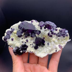Beautiful Phantom Fluorite Crystal from Yindu Mine, Inner Mongolia, Fluorite with Mica Mineral Specimen, Chinese Mineral