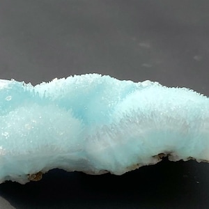 Beautiful Blue Aragonite Raw Stone, Natural Crystal from Yunnan, China, Mineral Specimen, Rough Aragonite, Rock Collector Gift