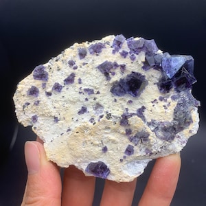 Beautiful Phantom Fluorite Crystal from Yindu Mine, Inner Mongolia, China, Fluorite Mineral Specimen for Collectors, Chinese Mineral