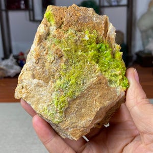 Beautiful Green Pyromorphite Crystal, Pyromorphite Mineral Specimen from Guangxi Province, China, Crystal Collection, 343.5g