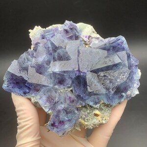 Beautiful Phantom Fluorite Crystal from Yindu Mine, Inner Mongolia, China, Fluorite Mineral Specimen for Collectors, Chinese Mineral