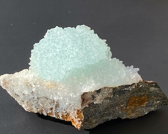 Pietra grezza di aragonite blu, cristallo naturale dello Yunnan, Cina, esemplare minerale, aragonite grezza, regalo per collezionisti di rocce