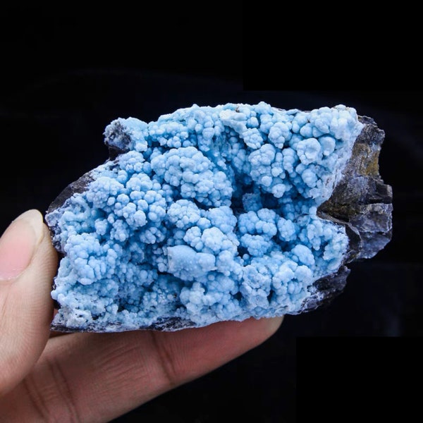 Bulk Blue Botryoidal Gibbsite Mineral Specimen from Yunnan, China, Botryoidal light Blue Gibbsite, Natural Mineral Specimen