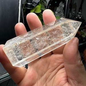 Beautiful Rutilated Quartz Tower, Rutile Crystal Tower Crystal Wand, Healing Crystals and Stones, Rutilated Obelisk, 149g