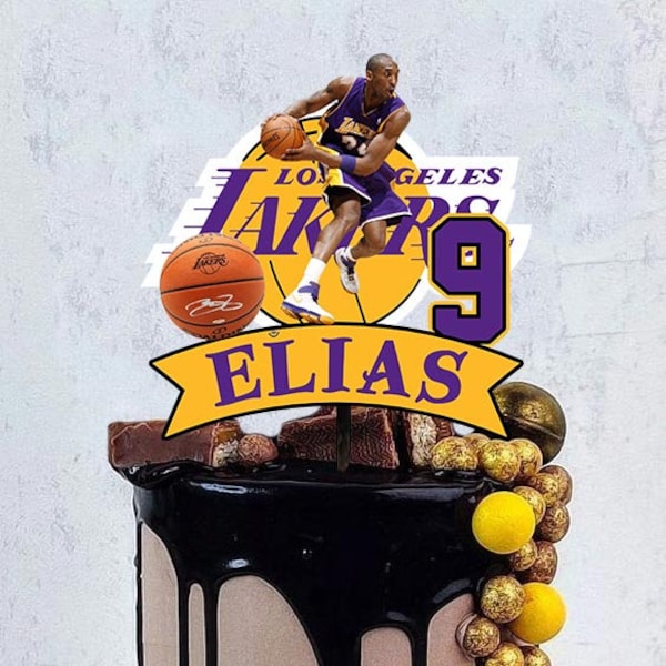 Sport cake topper | Kobe cake topper | Basketball cake topper | birthday party