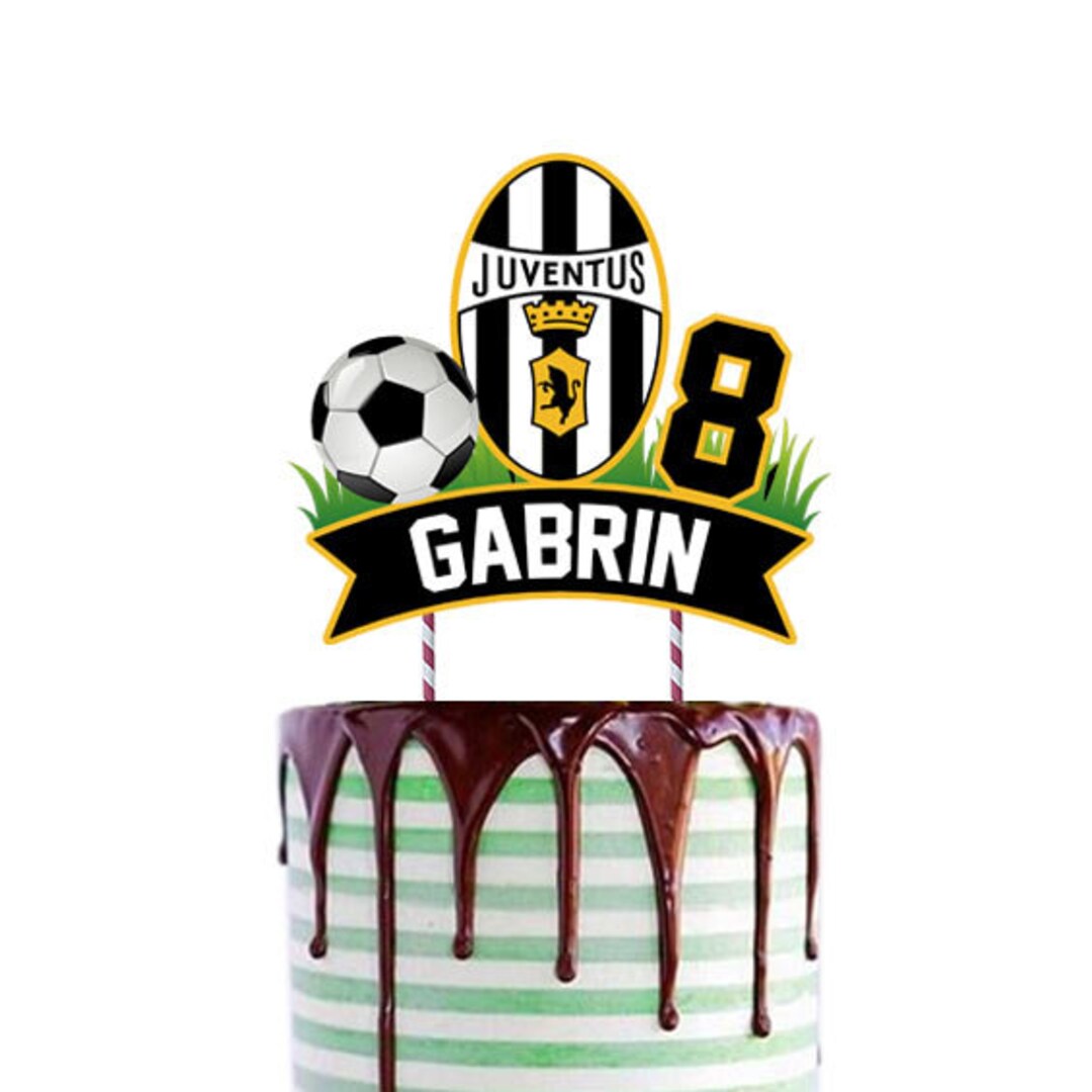 DIGITLA JUVENTUS CAKE Topper - Etsy