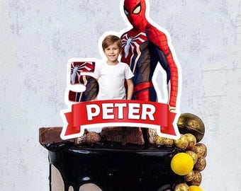 Spiderman cake topper