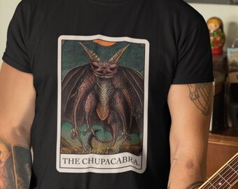 The Chupacabra Tarot Card Shirt cryptid tee cryptozoology t-shirt