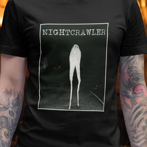 The Fresno Nightcrawler T-Shirt | Night Crawler Teeshirt | Cryptid Tee Shirt | Cryptidcore Gift Cryptozoology