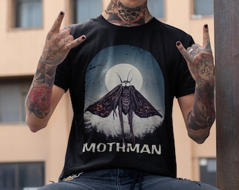 Mothman T-shirt Cryptid Tee Shirt Cryptozoology Shirt