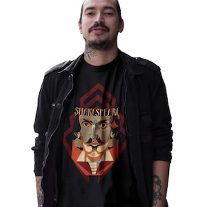 William Shakespeare Art Deco Shirt Geschenk Dichter Shirt Autor Schriftsteller Geschenk für Autor Geschenk für Schriftsteller Geschenk für Leser