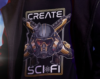 Sci Fi Tshirt, Create Sci Fi Fan Tee, Science Fiction Nerd Shirt, Geek Gift