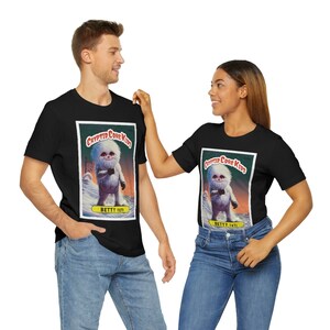 Yeti-shirt, T-shirt met de verschrikkelijke sneeuwman, T-shirt met cryptide-ruilkaarten, grappig monstercadeau, kleding voor cryptozoölogie afbeelding 8