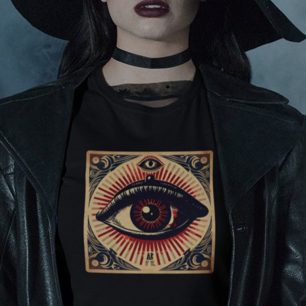 Evil Eye T-Shirt | Witch Occult Teeshirt | Goth Shirt | Pagan Clothing