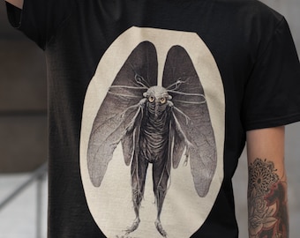 The Mothman T-shirt Cryptid Tee Shirt Cryptozoology Shirt