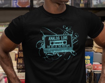 Mix Tape Shirt, Cassette Tape T-Shirt, Analog Love Documentary Tee, 80s Music Lover Gift