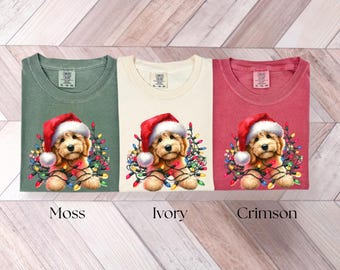 Goldendoodle christmas shirt, Christmas dog shirt, goldendoodle shirt, golden doodle christmas, labradoodle gift, gift for dog mom