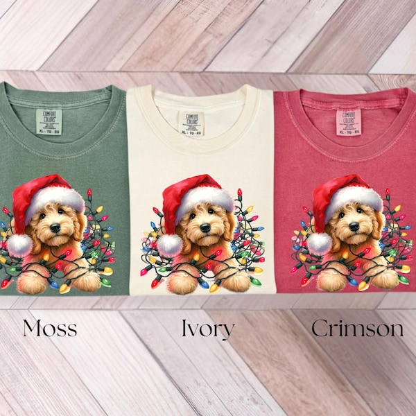 Goldendoodle christmas shirt, Christmas dog shirt, goldendoodle shirt, golden doodle christmas, labradoodle gift, gift for dog mom
