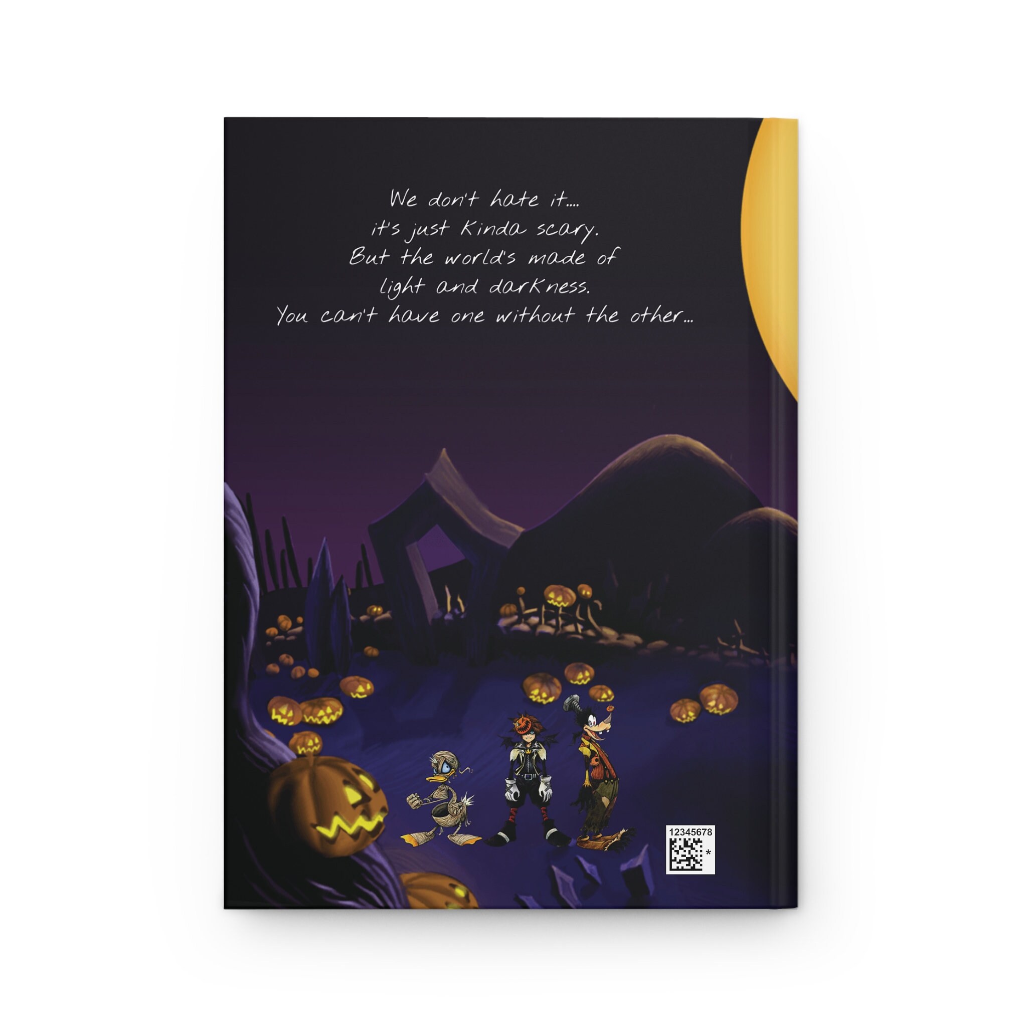 Halloween Town Heartless Kingdom Heart Lined Hardcover Journal Matte Etsy