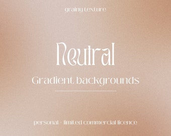 Neutraler körniger Hintergrund mit Farbverlauf | Digitale Hintergründe für Verpackung, Grafikdesign, Social Media, Mehr | Persönliche und kommerzielle Lizenz