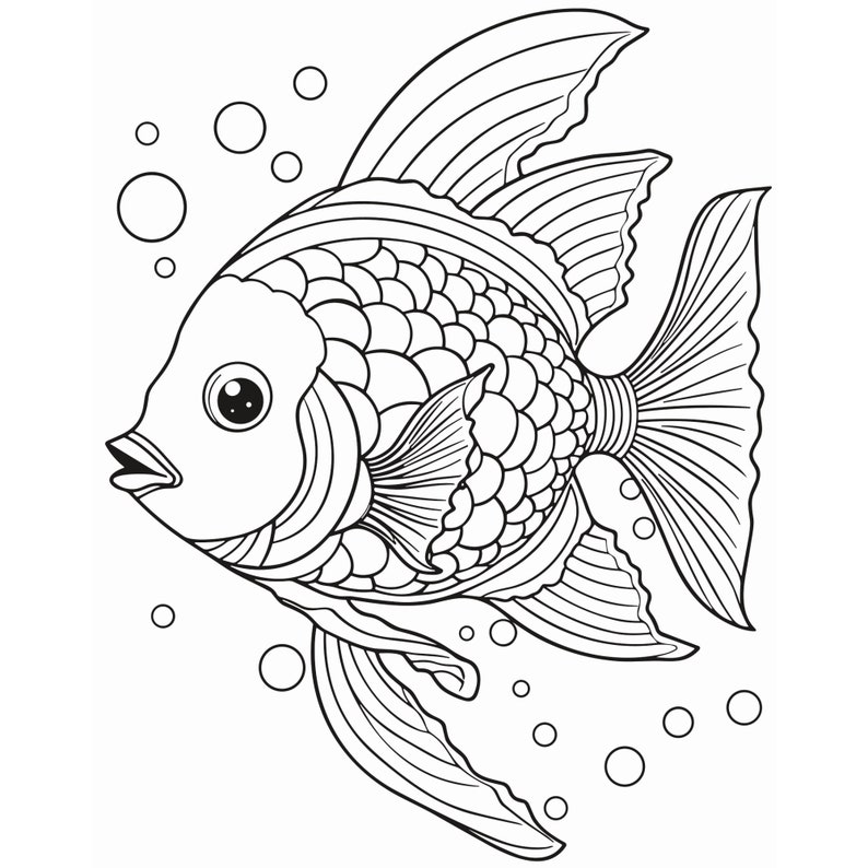 50 Animals Large Print Adult Coloring - Il 794xN.5493232384 Dl3f 