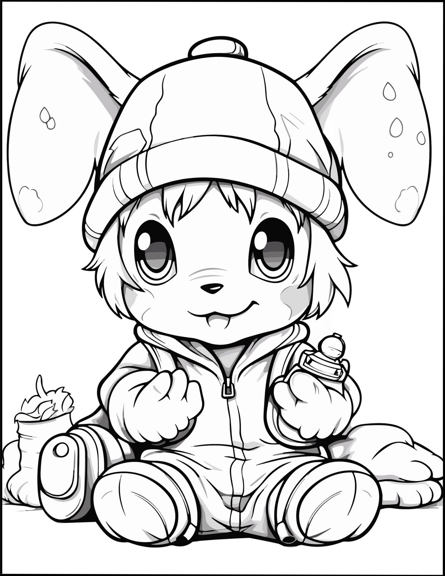 80 Anime Coloring Pages Adult Coloring Pages Stress Relief - Etsy
