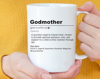 Godmother Gift, Godmother Proposal, Godmother Mug, The Godmother, Godmother Coffee Mug, God Mother Gift, God Mother Proposal Gift,