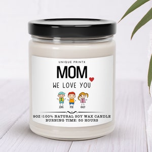 Regalo personalizzato per la mamma, Candela profumata per la mamma, Regalo divertente per la mamma, Candela di soia, Regalo di compleanno per la mamma, Regalo per la mamma di Natale, Regalo per la mamma dai bambini